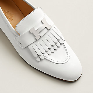 新品HERMES エルメス　モカシン ロワイヤル ホワイト　34.5 モカシン 《ロワイヤル》 | Hermès - エルメス-公式サイト